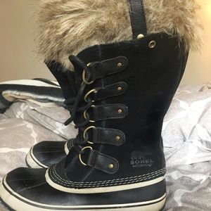 Sorel Joan of Arctic Black Boots - size 9.5, black